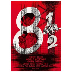 Постер "Восемь с половиной" размер на выбор