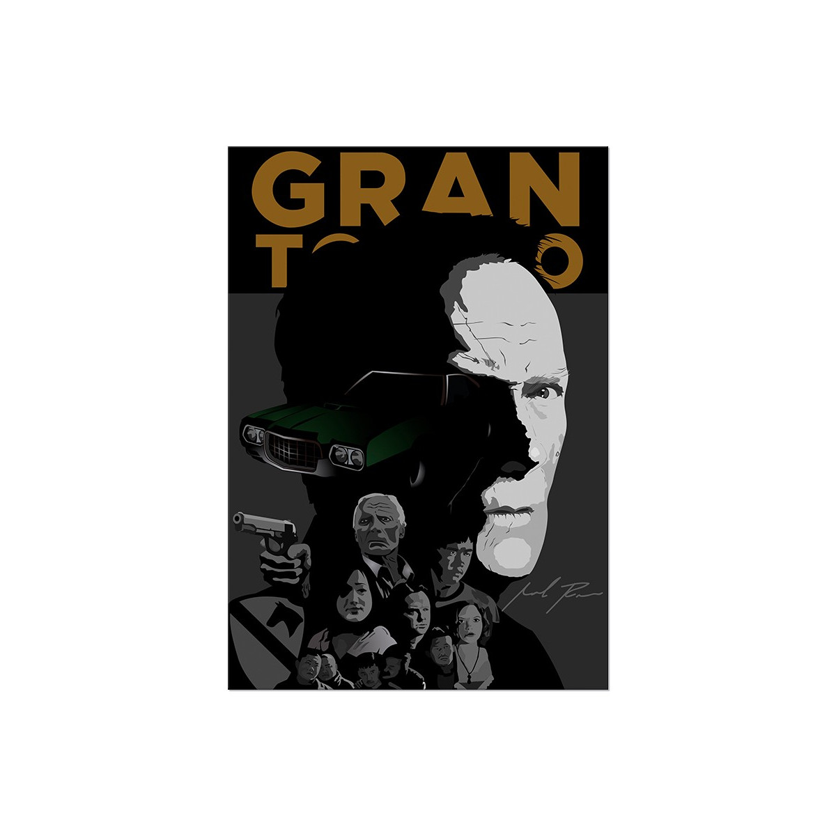 Постер "Gran Torino" размер на выбор