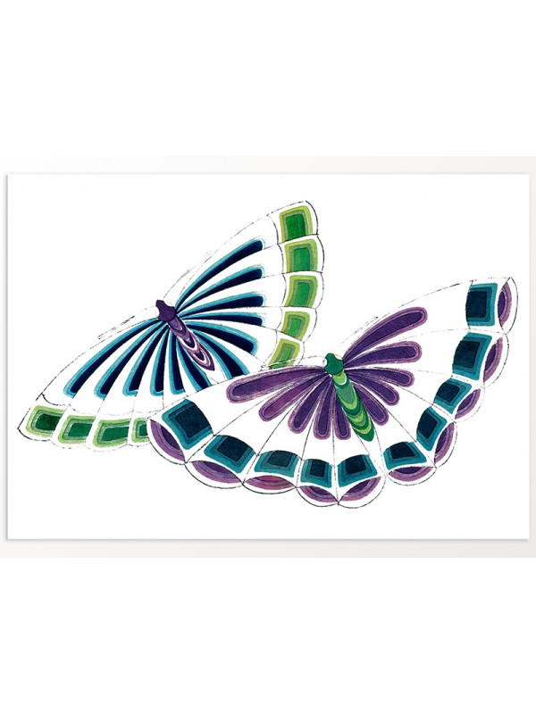 Постер "Японський метелик. Камісака Сікка. 1904 рік" Постер "Японський метелик. Камісака Сікка. 1904 рік"