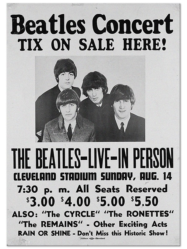 Постер "Original concert poster The Beatles" Постер "Original concert poster The Beatles"