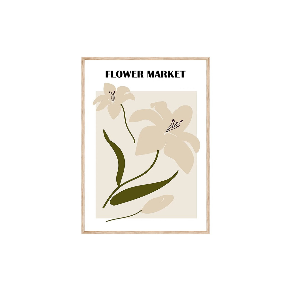 Постер в рамці "Flover Market" розмір на вибір