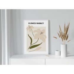 Постер в рамке "Flover Market" размер на выбор