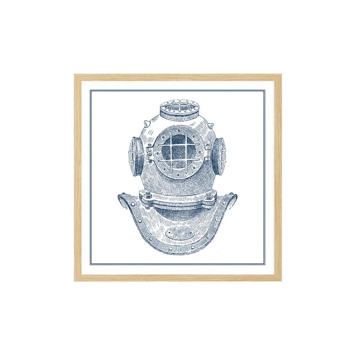 Постер в рамке "Diving Helmet"
