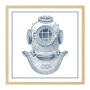 Постер в рамке "Diving Helmet"
