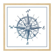 Постер в рамке "Compass"