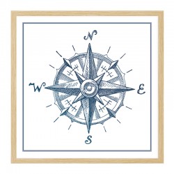 Постер в рамке "Compass"
