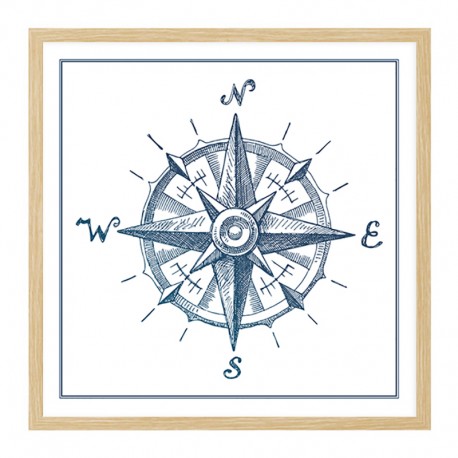 Постер в рамке "Compass"