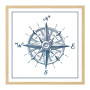 Постер в рамке "Compass"