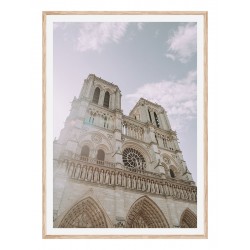 Постер в рамке "Собор Парижской Богоматери. Париж" размер на выбор