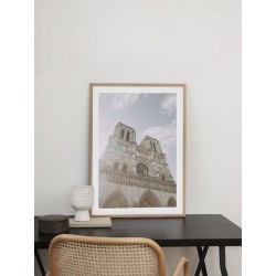 Постер в рамке "Собор Парижской Богоматери. Париж" размер на выбор