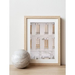 Постер в рамці "Chanel" розмір на вибір