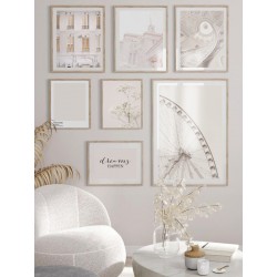 Постер в рамке "Paris Observation Wheel" размер на выбор