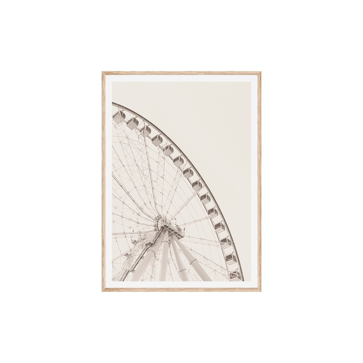 Постер в рамке "Paris Observation Wheel" размер на выбор