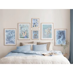 Постер в рамці "Beautiful Blue Flower" розмір на вибір