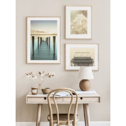 Постер в рамке "Причал" размер на выбор