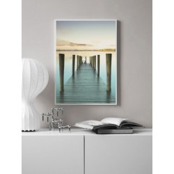 Постер в рамке "Причал" размер на выбор