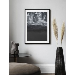 Постер в рамке "Black sand beach" размер на выбор