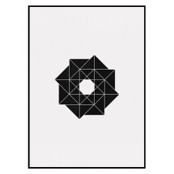 Постер в рамці "Geometric" розмір на вибір