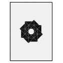 Постер в рамці "Geometric" розмір на вибір