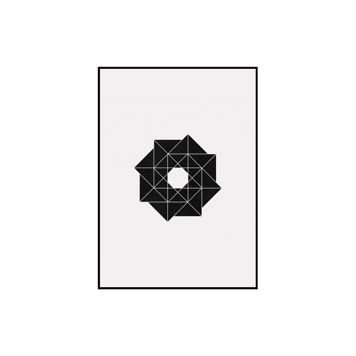 Постер в рамці "Geometric" розмір на вибір