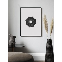 Постер в рамці "Geometric" розмір на вибір