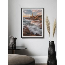 Постер в рамці "Маяк Плуманах" розмір на вибір