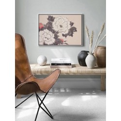 Постер в рамці "Півонії. Камісака Секка. 1909" розмір на вибір