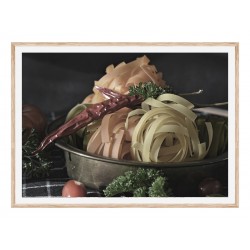 Постер в рамці "Pasta" розмір на вибір