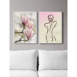 Постер в рамці "Магнолія " розмір на вибір