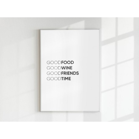 Постер в рамке "Good" размер на выбор