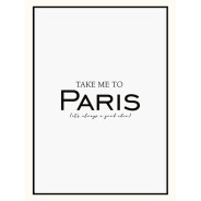 Постер в рамке "Paris" размер на выбор