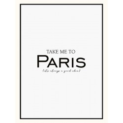 Постер в рамке "Paris" размер на выбор