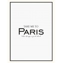 Постер в рамке "Paris" размер на выбор