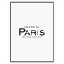 Постер в рамке "Paris" размер на выбор