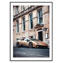 Постер в рамке " Lamborghini Huracan EVO Spyder" размер на выбор