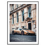 Постер в рамке " Lamborghini Huracan EVO Spyder" размер на выбор