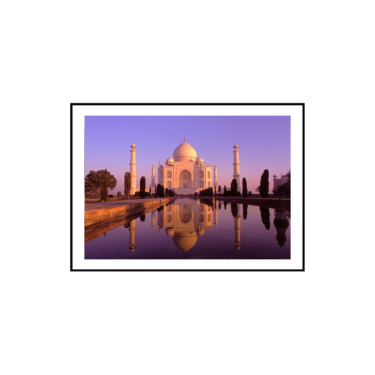 Постер в рамке "Taj Mahal. India" размер на выбор