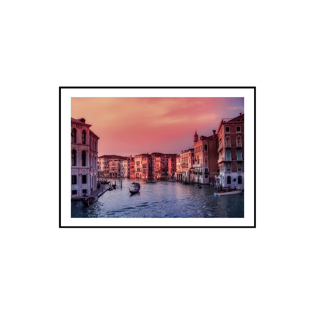Постер в рамці "Grand Canal, Venice" розмір на вибір