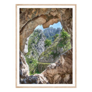Постер в рамке "Senda del Rio Cares, Cantabria, Spain" размер на выбор