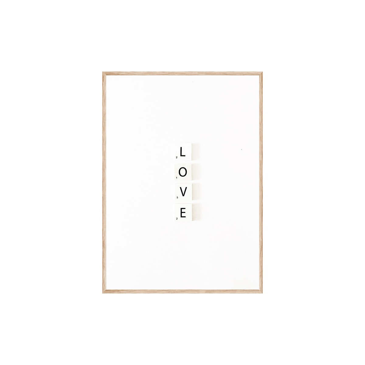 Постер в рамке "Love" размер на выбор