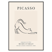 Постер в рамці "Cat. Pablo Picasso" розмір на вибір