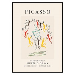 Постер в рамке "Dancing. Pablo Picasso" размер на выбор