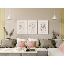 Постер в рамке "Mother and child, 1951 Pablo Picasso" размер на выбор