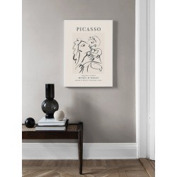 Постер в рамке "Mother and child, 1951 Pablo Picasso" размер на выбор