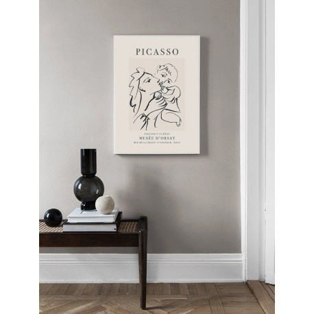 Постер в рамці "Mother and child, 1951 Pablo Picasso" розмір на вибір