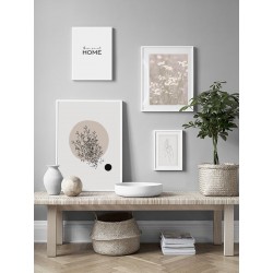 Комплект постеров в рамке "Home Sweet Home"