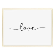 Комплект постерів в рамці "Love of my life"