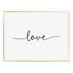 Комплект постерів в рамці "Love of my life"