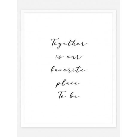 Комплект постеров в рамках "Together" Комплект постеров в рамках "Together"