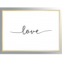 Постер в рамці "Love"
